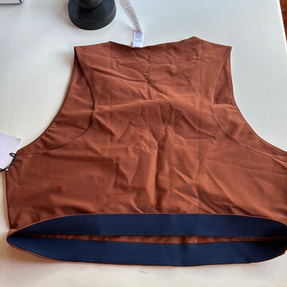 Hikerkind Performance base top 01 Sleeveless compression bra rust 3XL NEW - Picture 6 of 8